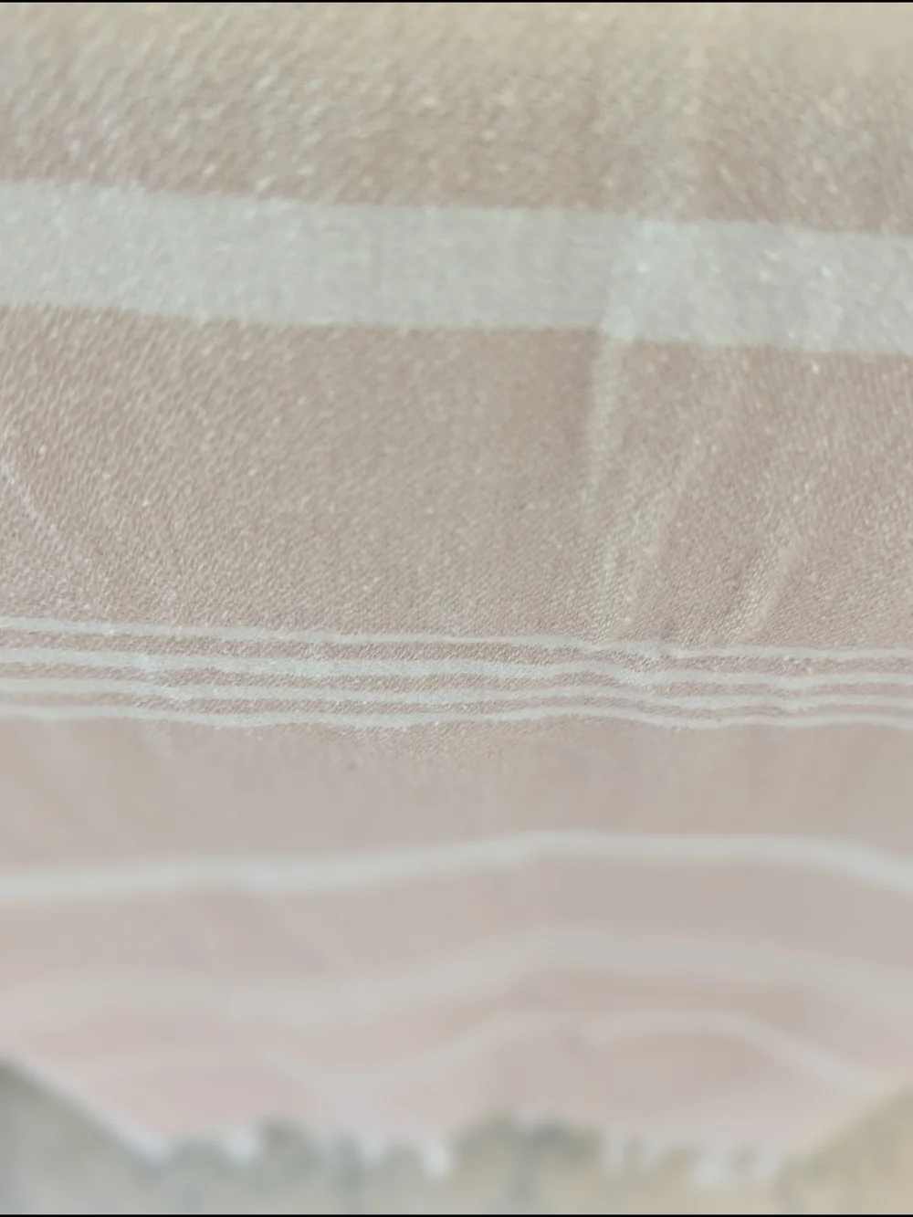 Turkish Peshtemal Towel Pink and White Striped By Nature Is A Gift